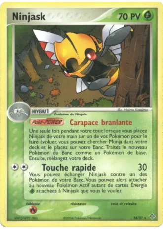 Ninjask #18/97 — EX Dragon