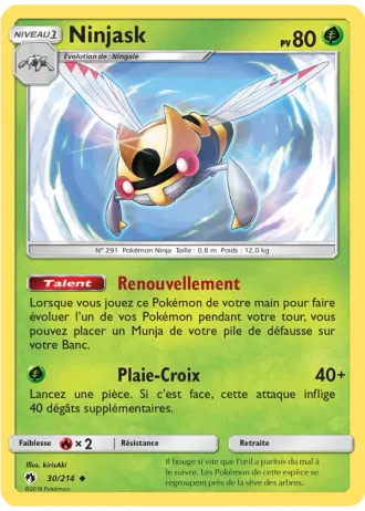Ninjask #30 — Tonnerre Perdu