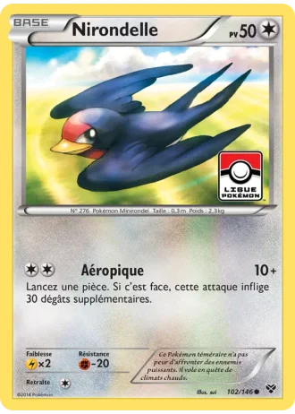 Nirondelle #102/146 — XY