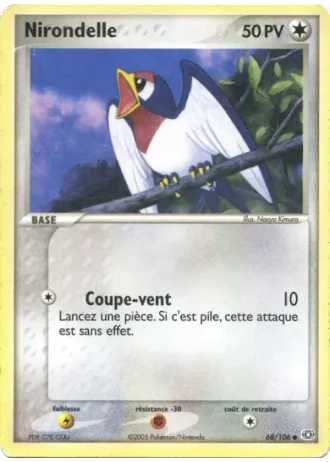 Nirondelle #68/106 — EX Émeraude