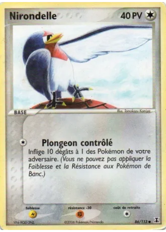 Nirondelle #86/113 — EX Espèces Delta