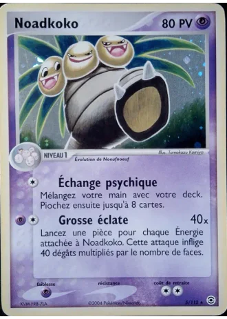 Noadkoko #5 — EX Rouge Feu & Vert Feuille