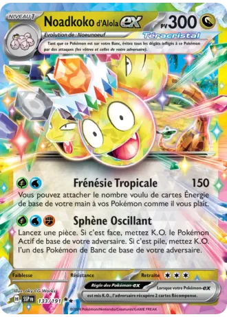 Noadkoko d'Alola ex #133 — Étincelles Déferlantes