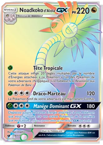 Noadkoko d’Alola GX #118 — Invasion Carmin