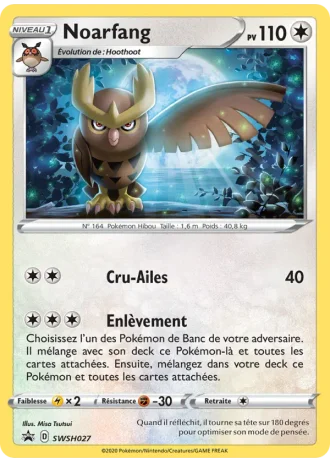 Noarfang SWSH027 — Épée & Bouclier Promos