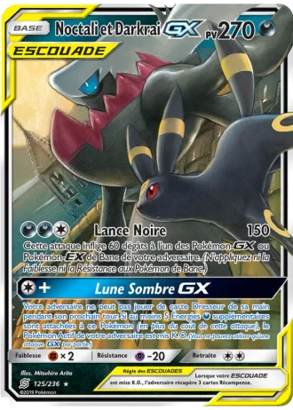 Noctali et Darkrai GX #125/236 — Harmonie des Esprits