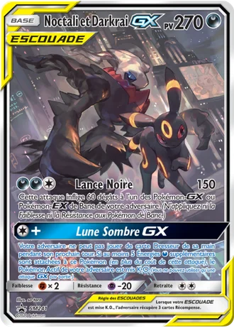 Noctali et Darkrai GX SM241 — Soleil & Lune Promos