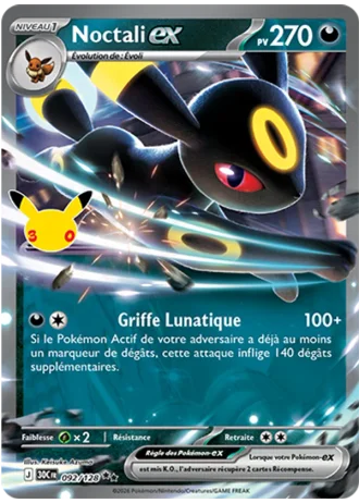 Noctali-ex #092/128 — 30e Anniversaire