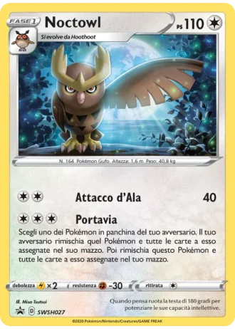 Noctowl SWSH027 — Spada e Scudo Promos