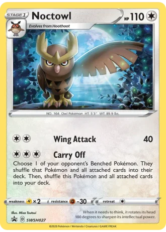 Noctowl SWSH027 — Sword & Shield Promos