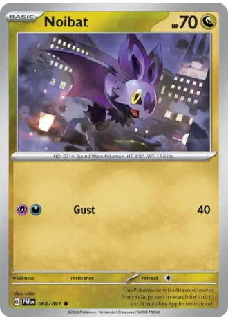 Noibat #068/91 — Paldean Fates