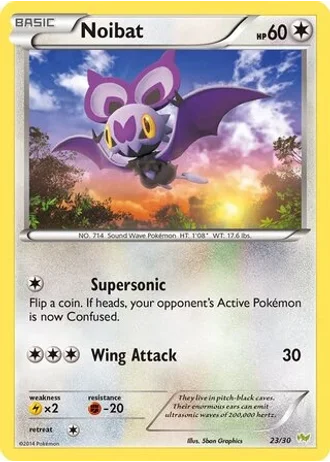 Noibat #23 — XY trainer Kit (Noivern)