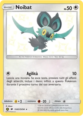 Noibat SV43/94 — Tesoro Cromatico (Destino Sfuggente)