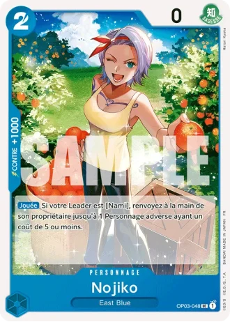 Nojiko (OP03-048) (Pirate Foil) — ONE PIECE CARD THE BEST vol.2 (PRB02)