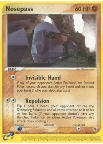 Nosepass #18/109 — Ruby & Sapphire