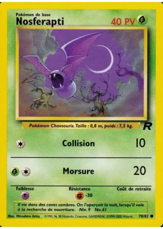 Nosferapti #70/82 — Team Rocket