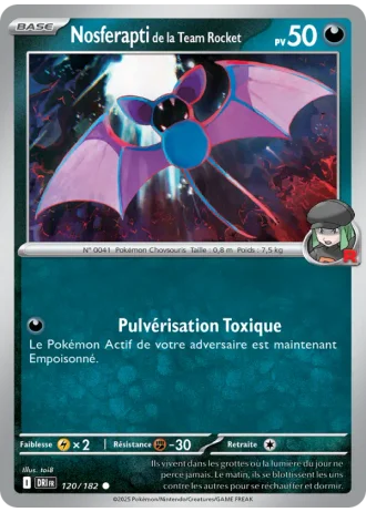 Nosferapti de la Team Rocket #120/182 — Rivalités Destinées