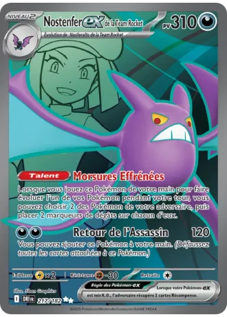 Nostenfer-ex de la Team Rocket #217/182 — Rivalités Destinées