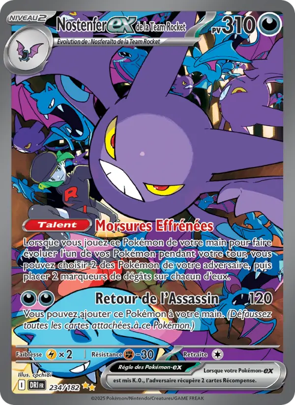 Nostenfer-ex de la Team Rocket #234 — Rivalités Destinées