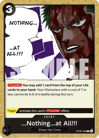 ...Nothing...at All!!! (OP06-096) — Wings of the Captain (OP06)