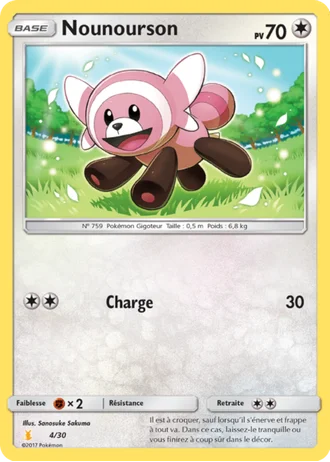 Nounourson #4 — SM Kit du dresseur (Raichu d'Alola)