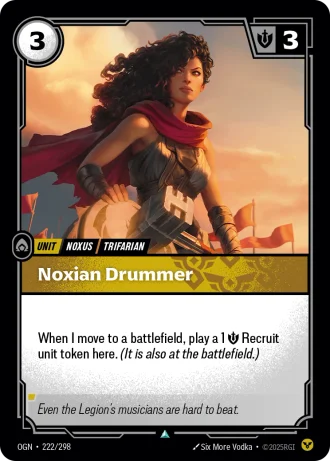 Noxian Drummer #222/298 — Origins