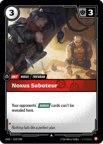Noxus Saboteur #018/298 — Origins