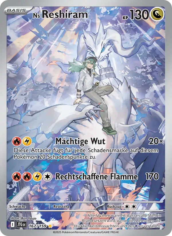 Ns Reshiram #167 — Reisegefährten