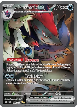 Ns Zoroark ex #185 — Reisegefährten