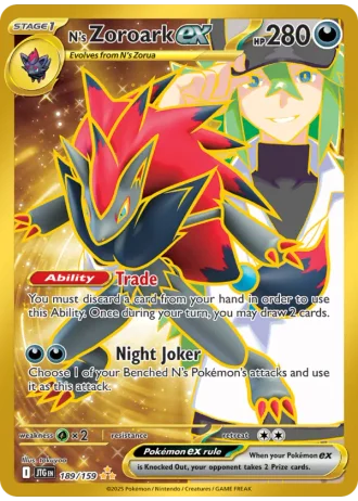 N's Zoroark ex #189 — Journey Together