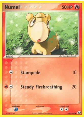 Numel #58/106 — EX Smeraldo