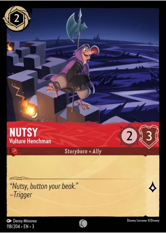 Nutsy - Vulture Henchman #118/204 — Into the Inklands