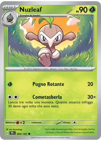 Nuzleaf #004/162 — Cronoforze