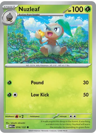 Nuzleaf #014/132 — Mega Evolution