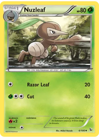 Nuzleaf #6/106 — Flashfire