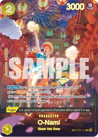 O-Nami (OP06-101) (Special Rare) — 500 Years in the Future (OP07)