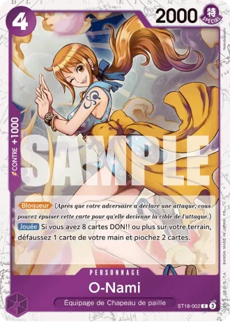 O-Nami (ST18-002) (Reprint) — ONE PIECE CARD THE BEST vol.2 (PRB02)