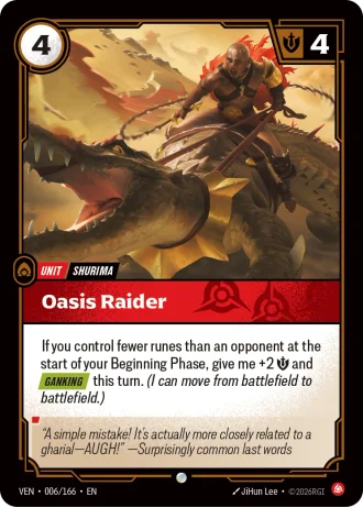 Oasis Raider #006/166 — Vendetta