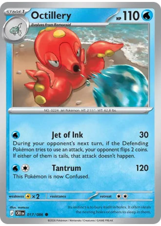 Octillery #017/86 — Chaos Rising