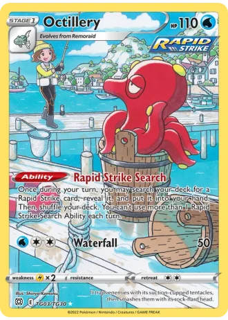 Octillery TG03/30 — Trainer Gallery (Brilliant Stars)