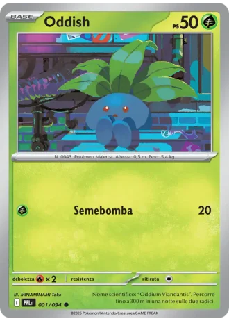 Oddish #001 — Flamme Spettrali