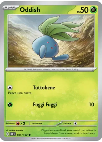 Oddish #001 — Ossidiana Infuocata