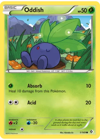 Oddish #1/149 — Boundaries Crossed