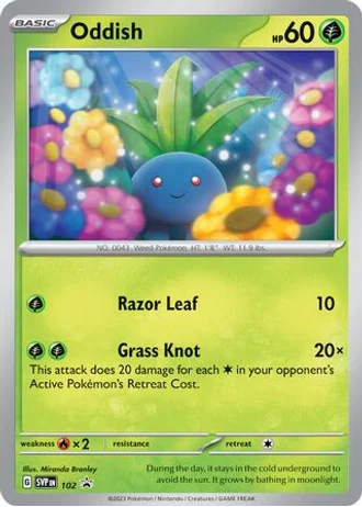 Oddish #102 — Scarlet & Violet Promos