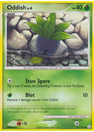Oddish #111/146 — Il Risveglio dei Miti