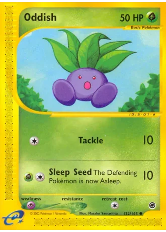Oddish #122 — Expedition Base Set