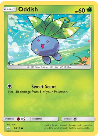 Oddish #2/236 — Cosmic Eclipse