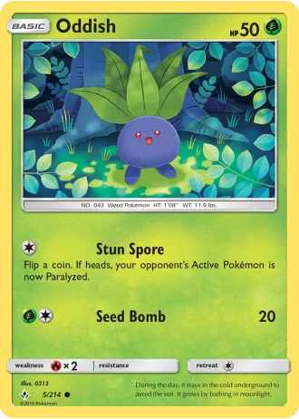Oddish #5/214 — Unbroken Bonds