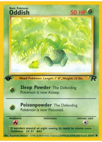 Oddish #63/82 — Team Rocket