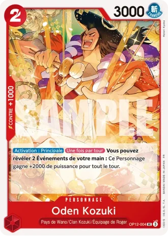 Oden Kozuki (OP12-004) — l'Héritage du Maître (OP12)